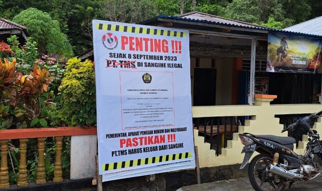warga sangihe menang , pt tms dilarang menambang di Pulau Sangihe